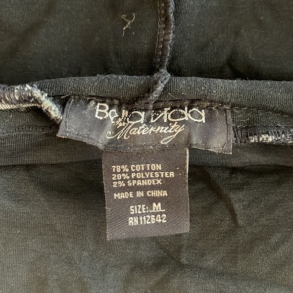 Maternity jean capris Bella Nada Medium with belly band - Picture 7 of 7